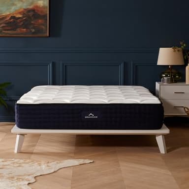 DreamCloud Luxury Hybrid Double Mattress 28 cm - Medium-Firm Memory Foam - Reinforced Edge Pocket Springs - Quilted Top - 365 Night Trial - Forever Warranty
