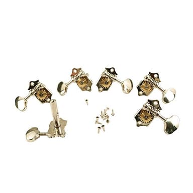 Grover Sta-Tite Tuners 18:1 3 Per Side Horizontal Nickel