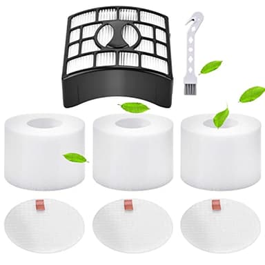 Rebirthcare NZ801UKT Filter for Shark Rotator Powered Lift-Away NZ801UK NV680 NV681 NV682 NV683 NV800 NV801 NV801UK NV803 Uv810 NV620 AX910 AZ910 Duoclean Upright Vacuum Filters Replacement Parts
