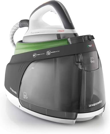 Polti La Vaporella XT90C Steam Generator Iron with Boiler, 7 Bar, 1.4 L Tank, Eco Function, Steam Pulse 450g