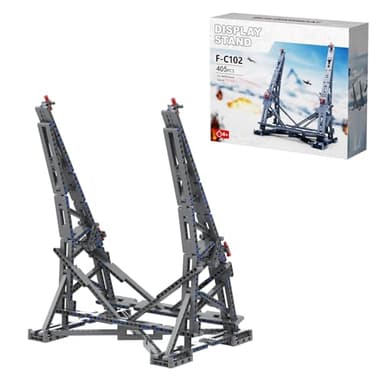 Millionspring Millennium Falcon Vertical Display Stand Building Set for 75192,DIY Holder Bracket Building Block Model Kit 408pcs