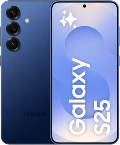 SAMSUNG Galaxy S25, Artificial Intelligence (AI) Phone, 12GB RAM, 256GB Memory, Navy Blue, Android Smartphone, 50MP Camera, Long Battery Life Turkey Guaranteed