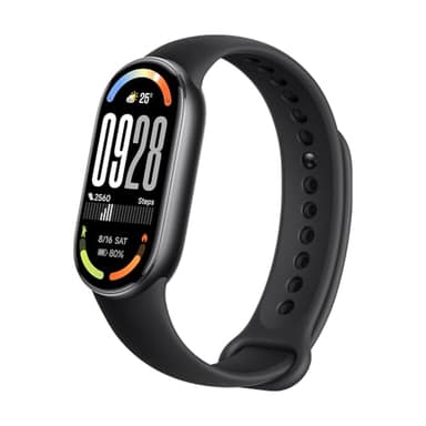 XIAOMI Smart Band 10 Fitness Tracker, 44mm AMOLED Display, 21Day Battery Life, 150 Sports Modes,Sleep Monitoring, 5ATM Waterproof, Compatible With Android and IOS – Midnight Black