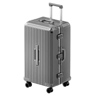 Suitcase Carry on Luggage Suitcases With Wheels Aluminum Frame Box Strong and Durable Anti-Scratch Trolley Case Thickened Suitcase Travel Luggage with Wheels ( Color : C , Taille unique : 28in )