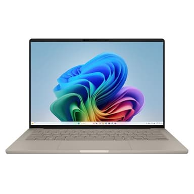 ASUS Zenbook A14 OLED UX3407QA Laptop | 14 Inch Full HD+ 16:10 OLED Screen | Copilot+ PC | Qualcomm Snapdragon X1-26-100 | 16GB LPDDR5 RAM | 512GB PCIe SSD | Backlit Keyboard | Windows 11