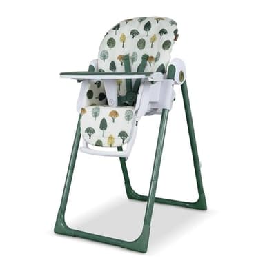 Cosatto Pip Adjustable Highchair, Birth to 15kg, Lightweight, Compact Foldable, Free Standing, Easy Clean, Padded Seat, Footrest, Tray Cup Holder (Faraway)