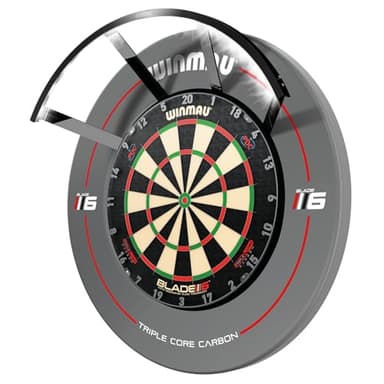WINMAU Polaris Dartboard Light - Sleek Black Design - 120 Degree Dart Board Light with Magnetic Attachment - Compatible with All Dartboards - Professional Darts Accessories