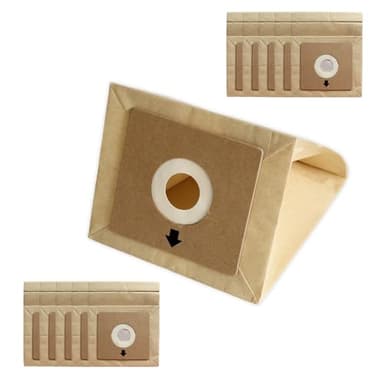 5 Pack Vacuum Cleaner Bags for Bush Model VCB35B15C1J7W-70 VYTRONIX RBC02 BC-402, BC-501 Argos Value VC-401 VC-402, Paper Dust Bags, Vacuum Hoover Cleaner Accessories