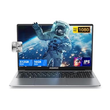 ACEMAGIC Laptop Computer 15.6 inch - Ryzen 3 4300U Processor Notebook Laptops Up to 3.7GHz (Beat N95),16GB DDR4 512GB SSD Student Laptop with Metal Body Support WiFi, BT5.0