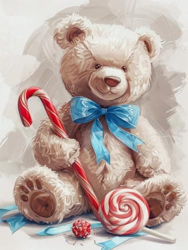 LOMSIOY Diamond Art Painting Kits Doughnut for Adults Paint with Diamond Art Sweets, Round Full Drill Crystal Rhinestone Crafts Gem Arts for Home Wall Decor 12x16 inch15936