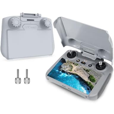FPVtosky Mini 4 Pro RC 2 Sun Hood | Joystick Guard | Screen Protector - 3-in-1 RC-2 Remote Control Mount for DJI Mini 4 Pro/Air 3, DJI Mini 4 Accessories, Drone Accessories