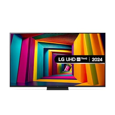 LG 65UT91006LA 65-Inch 4K UHD Smart TV, α5 AI Processor Gen7, Freeview Play and Amazon Alexa, 60Hz, Ashed Blue [Model 2024]