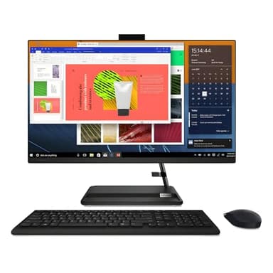 Lenovo IdeaCentre AIO 3 27ALC6 Desktop PC (AMD Ryzen 7 7730U Octa-Core CPU | 27" (68.6 cm) 1920 x 1080p Screen | 16GB DDR4-3200MHz RAM | 1TB M.2 PCIe NVMe SSD | Windows 11 Home) - Black