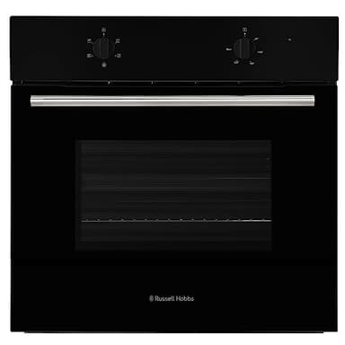 Russell Hobbs 70L, 60cm Wide, Single Electric Built-in Fan Oven and Grill in Black, 6 Oven Functions, RHFEO7004B