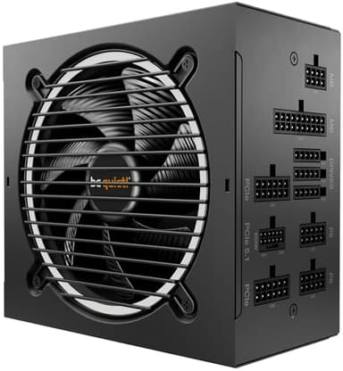 be quiet! Pure Power 12 M 850W power supply, 80 PLUS Gold efficiency, ATX 3.1 PSU with full support for PCIe 5.1 GPUs, exceptionally silent 120mm be quiet! fan, 2 strong 12V-rails, modular cables