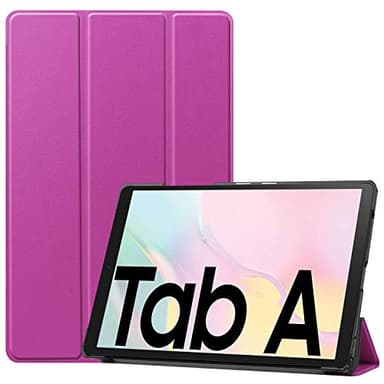 iCatchy For Samsung Galaxy Tab A7 Case, Ultra Thin with Stand Function Slim Leather Smart Protective Cover compatible with Samsung Galaxy Tab A7 (10.4'') 2020 Tablet Case (Purple)