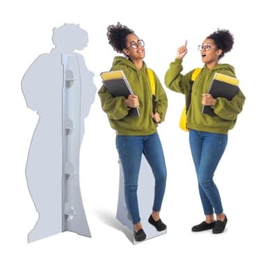 Personalized Life Size Cardboard Cutout, Custom Life-Size Stand-up Cutouts, Upload Your Photo, Up to 8 ft, 16 Sizes Optional for Birthday, Party and Events, Graduations 2025