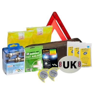 Eurolites 10 Piece European Motoring Driving Kit with Latest Spectrum Adaptors