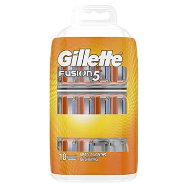Gillette Fusion5 Razor Blades for Men with Precision Trimmer, Pack of 10 Refill Blades