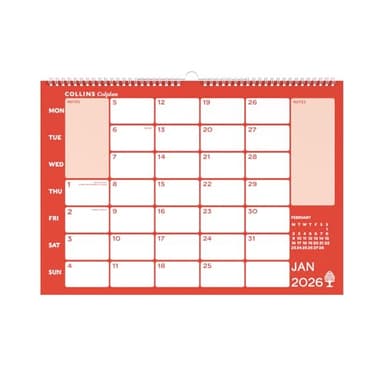 Collins - Colplan - A3 Monthly Wall Diary Calendar 2026 (CMC-26)