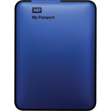Western Digital 2TB My Passport External Hard Drive (2000 GB, 3.0 (3.1 Gen 1), Blue)