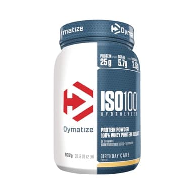 Dymatize ISO 100 Birthday Cake 900 g - Whey Protein Hydrolysat + Isolat Powder
