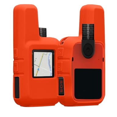 kwmobile Case Compatible with Garmin inReach Mini 2 - GPS Handset Navigation System Soft Silicone Skin Protective Cover - Orange