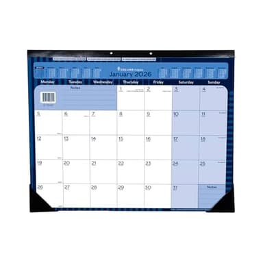 Collins - Colplan - 2026 12 Month Calendar Year A2 Monthly Desk Planner (DPA2-26)