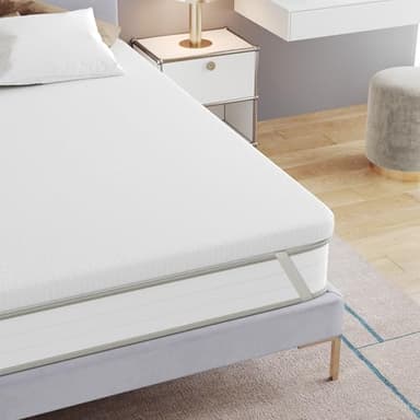Frideko 7cm Memory Foam Mattress Topper Small Double Bed with Back Support - Pain Relief Mattress Topper for Sofa Bed, Caravan, Hard/Old Mattresses