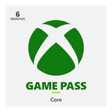Xbox Game Pass Core | 6-Month Membership | Digital Download for Xbox Series X/S, Xbox One Gaming | Previously Xbox Live Gold | Activation Required
