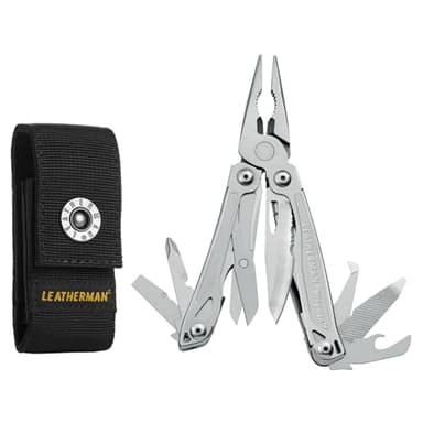 Leatherman Wingman Multi-Tool - 14 Tools with All-Features, Stainless Steel, With Nylon Sheath