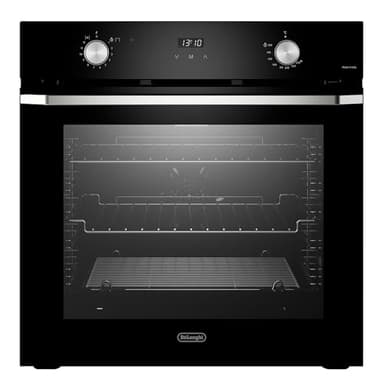 Built-In Gas Single Oven DSG10NL, Black, A Energy Rated, Large Capacity, Easy-Clean Enamel Interior, Modern Integrated Design, Efficient Cooking Appliance, LPG Convertible