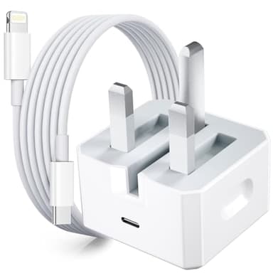 iPhone Fast Charger, 20W USB C iPhone Charger Plug with 1M Fast Charging Cable, Type C Fast Charger Compatible with iPhone 14/14 Plus/14 Pro/14 Pro Max/13 12 11 X XR XS SE/Pad