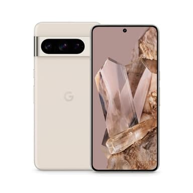 Google Pixel 8 Pro – Unlocked Android Smartphone with telephoto lens, 24-hour battery and Super Actua display – Porcelain, 256GB - (Renewed)