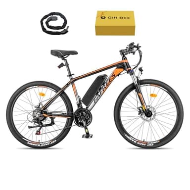 Fafrees 26" Electric Bike, Electric Bikes for Adults WITH 468Wh Removable Battery, Pedal Assist Ebikes for Men Women, 250W Electric Bicycle for City, 25KM/H 21 Speed MTB, HAILONG Black