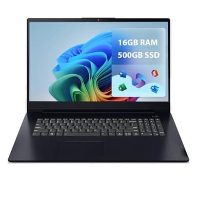 2024 LENOVOs 17 inch 12Th Gen 5-Core™ Laptop, 20GB RAM, 512GB SSD, HDMI, MS Office 2021 Pro Plus Lifetime Key, Windows 11 Pro