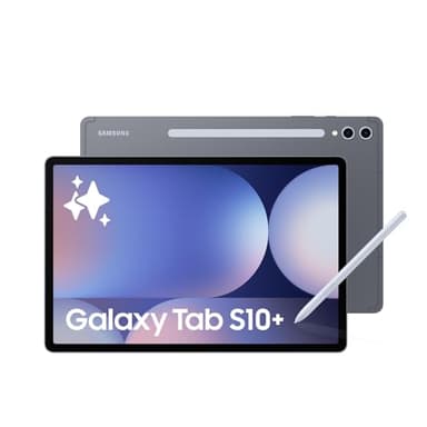Samsung Galaxy Tab S10+ AI Tablet, Android Tablet, 12GB RAM, 256GB Storage, AMOLED Display, Anti-Reflection, S Pen Included, Moonstone Blue, 3 Year Samsung Extended Warranty (UK Version)