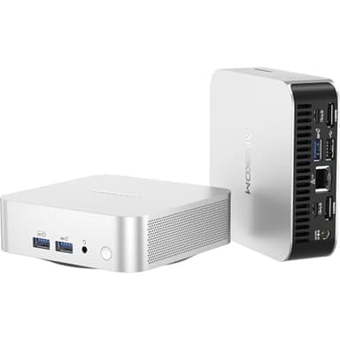 GEEKOM A8 AI Mini PC, AMD Ryzen 9 8945HS Mini Computers, 32GB DDR5 RAM&2TB M.2 2280 NVMe Gen4*4 SSD, Windows 11 Pro Mini Desktop, AMD Ryzen AI/Radeon 780M/WiFi 6E/BT5.2/USB4/8K/Quad Display