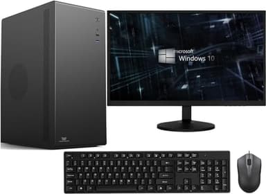 Optiplex Intel i5 2400 16GB RAM 256GB NGFF SSD WiFi Windows 10 Desktop PC 22-inch VenoScorp V100 Computer Bundle (Renewed)