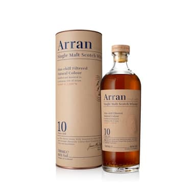 Arran 10 Year Old Single Malt Whisky 70cl, 46% ABV, Premium Single Malt Scotch, Isle Of Arran
