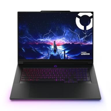 Lenovo Legion 9i 18", Gaming Laptop (2025 Model), Intel Core Ultra 9 275HX 24C, NVIDIA GeForce RTX 5080 16GB, 64GB RAM, SSD 2TB, Windows 11 Home/Pro, Keyboard (backlit/UK) - Eclipse Black