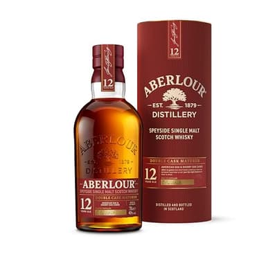 Aberlour 12 Year Old Single Malt Scotch Whisky With Giftbox, 70 cl