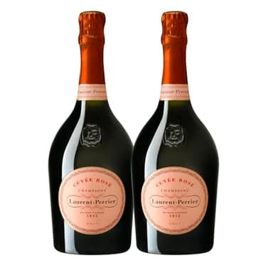 Laurent Perrier Cuvee Rose Brut NV Champagne | 12% ABV | 75cl | France (Pack of 2 bottles (75cl))