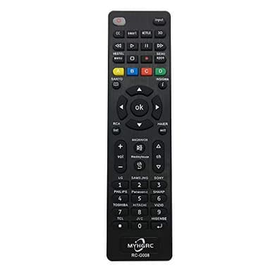 MYHGRC Universal TV Remote Control for Samsung, LG, Sony, Philips, Sharp, Panasonic, Smart TV, TCL, HAIER Toshiba Hitachi VIZIO TV remote universal with Netflix 3D APPS Buttons