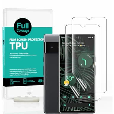 Ibywind 2 Pcs Screen Protector For Google Pixel 6 Pro,Flexible TPU Film,Bubble Free,Easy To Install