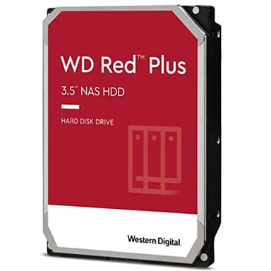 WD Red Plus 12TB NAS 3.5" Internal Hard Drive - 7200 RPM Class, SATA 6 Gb/s, CMR, 256MB Cache