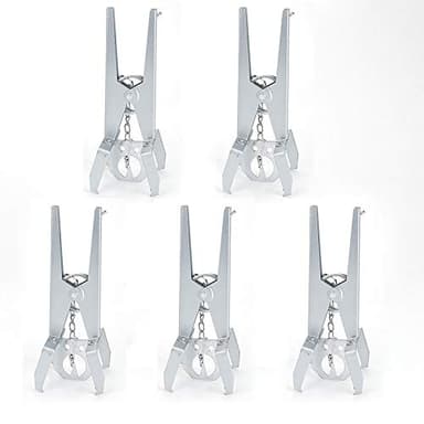 TopHomer Heavy Duty Mole Claw Scissor Traps Fast Humane Kill for Farm and Outdoor (Pack of 5)