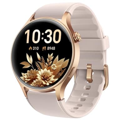 Smart Watch for Women, Answer/Make Call, 1.32'' AMOLED Ultra-Clear Screen Fitness Trackers with Heart Rate/Sleep/SpO2 Monitor, Smartwatch for iPhone/Samsung/Android, 110+ Sport Modes, 3ATM Waterproof