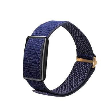 kwmobile Nylon Band Compatible with Polar Loop - Band Replacement Strap for Fitness Tracker - Dark Blue