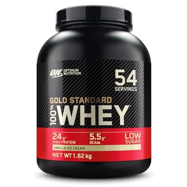 Optimum Nutrition Gold Standard Vanilla Whey Powder, 1.62kg